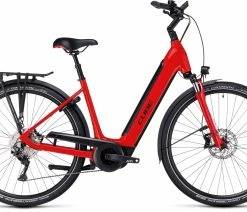 Cube Supreme Sport Hybrid Pro 500 Easy Entry Red'n'black