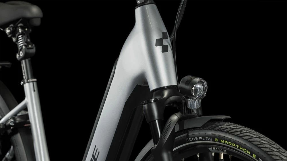 Cube Supreme RT Hybrid SLX 625 Easy Entry Polarsilver'n'black 6 Cube Supreme RT Hybrid SLX 625 Easy Entry Polarsilver'n'black – Image 4