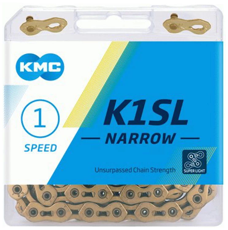 KMC K1SL Narrow Ti-N Chaîne Pour Single Speed 3 KMC K1SL Narrow Ti-N Chaîne Pour Single Speed