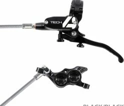 HOPE Tech 4 E4 Frein à Disque En Acier Flex - Levier Gauche -Vélo Boutique de vente hope T4E4NBL 20114400 Tech 4 E4 Stahlflex Scheibenbremse vorne links 2