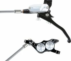 HOPE Tech 4 E4 Frein à Disque En Acier Flex - Levier Gauche -Vélo Boutique de vente hope T4E4NBL 20114400 Tech 4 E4 Stahlflex Scheibenbremse vorne links 3