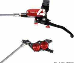 HOPE Tech 4 E4 Frein à Disque En Acier Flex - Levier Gauche -Vélo Boutique de vente hope T4E4NBL 20114400 Tech 4 E4 Stahlflex Scheibenbremse vorne links 4