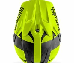 Casque Intégral Bluegrass Intox Noir / Jaune Fluo Mat -Vélo Boutique de vente intox fluo jaune black camo matt 4 700x700 3