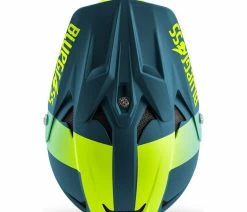 Casque Intégral Bluegrass Intox Bleu / Jaune Fluo Mat -Vélo Boutique de vente intox petrol blue fluo jaune matt 4 700x700 2