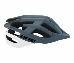 Casque One MTB Race Gris Blanc