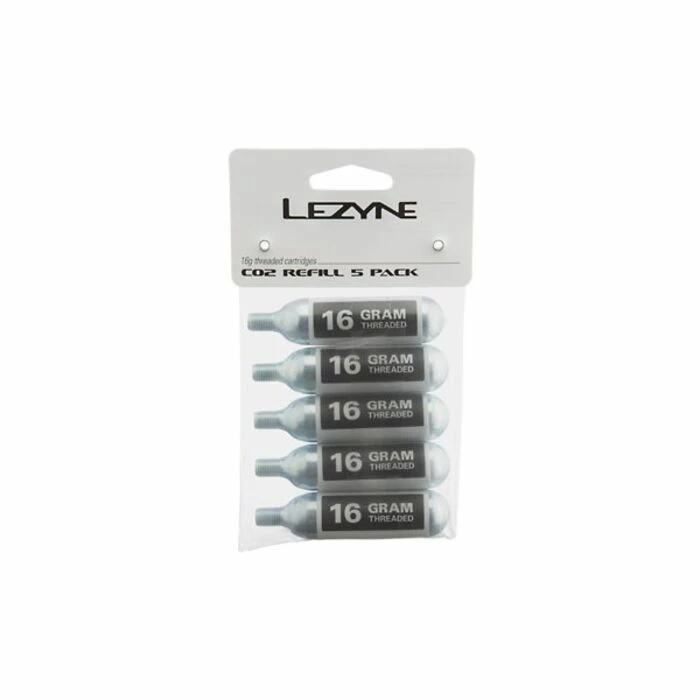 Pack De 5 Cartouches De CO2 Lezyne 16g 3 Pack De 5 Cartouches De CO2 Lezyne 16g