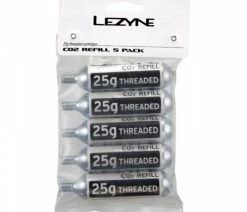 Pack De 5 Cartouches De CO2 Lezyne 25g